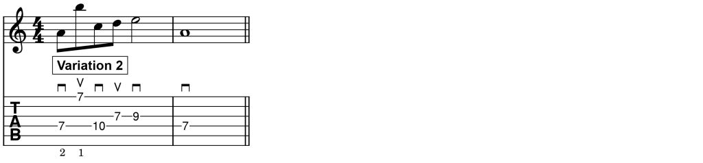 Octave Displacement: Variation 2