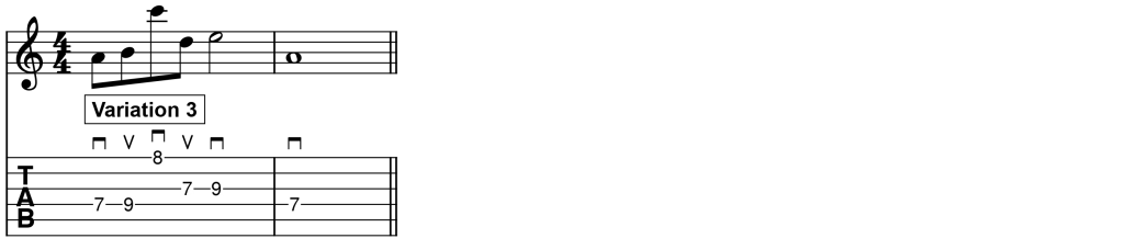 Octave Displacement: Variation 3