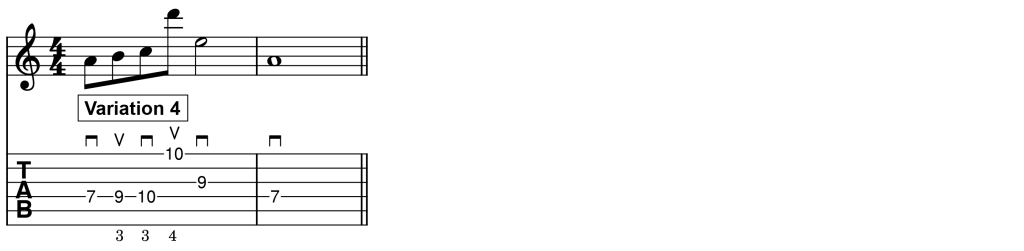 Octave Displacement: Variation 4